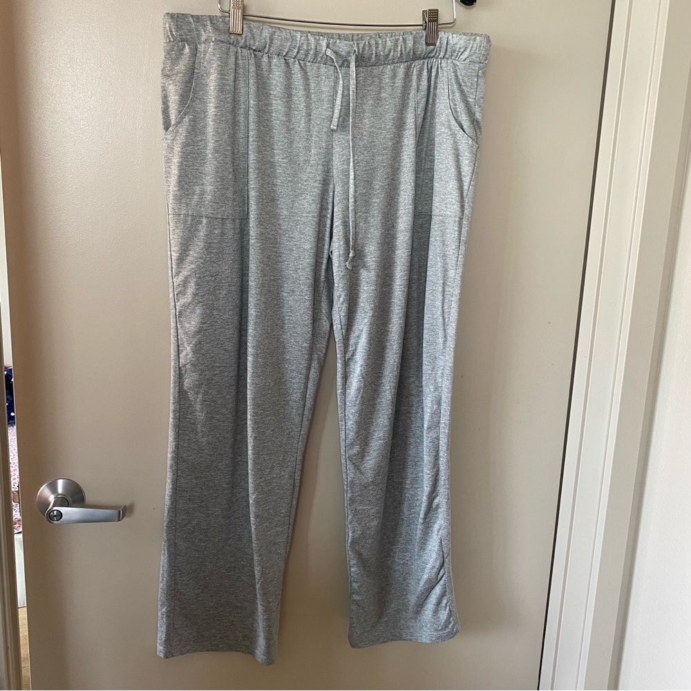 Lucky Brand | Gray High Rise Elastic Waist Neutral Pajama Pant, XL